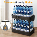 2-Pack Under Sink Organizer: Multipurpose Storage Shelf for Kitchen and Bathroom