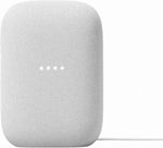 Google Audio Bluetooth Speaker - Chalk, Wi-Fi, Bluetooth, Google Assistant, Stereo Pairing