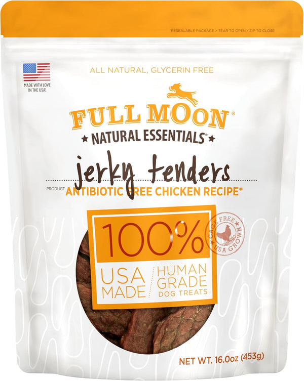All Natural Beef Jerky Tenders for Dogs, 24 oz, Human Grade, Free Range