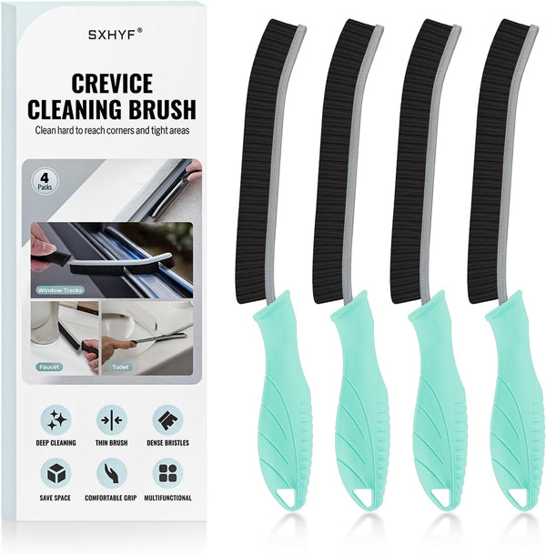 sxhyf crevice cleaning brush hard bristle grout scrub brush for bathroom kitchen household cleaning