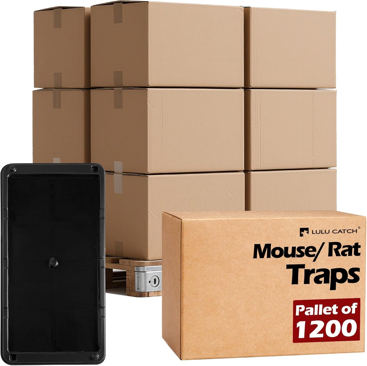 LULUCATCH Mouse & Insect Traps 12 Pack, Heavier Sticky Traps with Non-Toxic Glue for Small Mice & Insects. Sticky Mouse Traps Indoor, Easy to Set, Pet Safe Pest Control