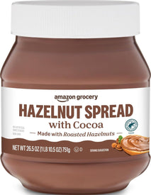 Amazon Grocery, Hazelnut Spread With Cocoa, 26.5 Oz