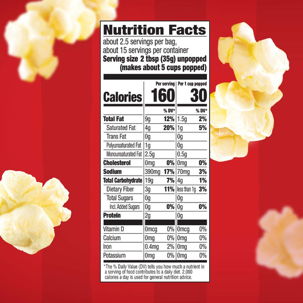 Orville Redenbacher's Microwave Popcorn, Ultimate Butter Flavor, 6-Count Boxes