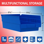 Akro-Mils 30130 Plastic Shelf Bins for Heavy Duty Storage