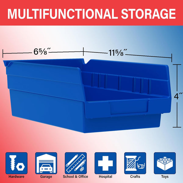 Akro-Mils 30130 Plastic Shelf Bins for Heavy Duty Storage