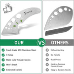 Plys Herb Stripper Tool with 9 Holes - Stainless Steel Kitchen Stripper, Herb Leaf Peeler for Kale, Chard, and Greens, 2025 Professional