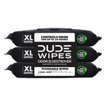 duke unscented extra-large adult wet wipes - 3 pack, 144 flushable wipes, septic and sewer safe