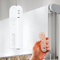 Aura Roller Smart Shade Driver, Remote Control & WiFi Dongle, Compatible up to 4x5ft, Rechargeable Battery, Voice Control