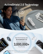 Anker Laptop Charger, 100W Foldable Type C Charger Fast Charging for MacBook, iPhone 17 Series, and All USB C Devices(6FT USB-C Cable Included, Compatible with MagSafe)