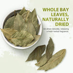 Soeos Whole Dried Bay Leaves, Non-GMO Verified, Laurel Herbs for Cooking and Seasoning, 2oz (57g)