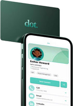 dot. Card - Digital Business Card - Tap Compatible with iPhone & Android (Black)