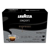 Lavazza Expert Espresso Ristretto Capsules, 36 Count, Extra Dark Roast, Arabica and Robusta Blend