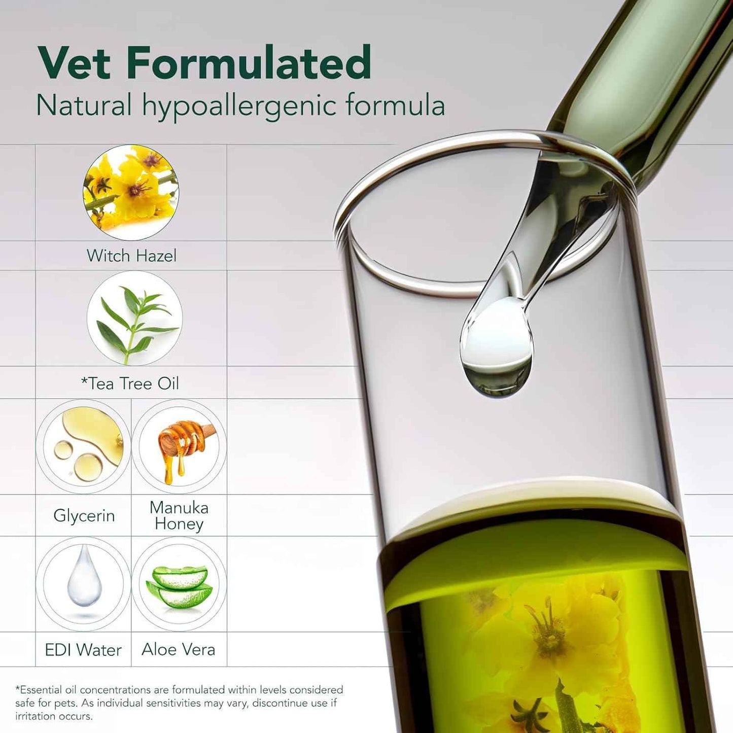 Pet Ear Wipes, Ear Cleaner Wipes for Dogs & Cats, Enzymes and Baking Soda - Fast Relief Ear Itching and Inflammation, Dog Ear Infection Treatment, Remove Dirt and Wax Build Up, 50 Count