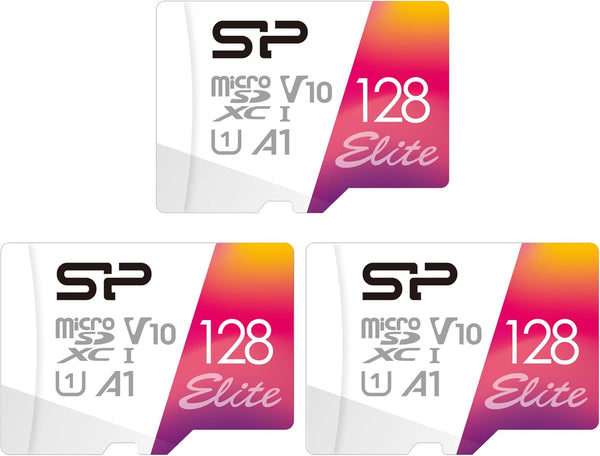 Silicon Power 128GB U3 SDXC Micro SD Card for Cams, DJI Pocket, and Drones with High Speed 100MB/s