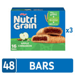 Nutri-Grain Breakfast Bars, 10g Whole Grains, 48 Count, Apple Cinnamon