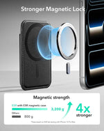 esr mag safe wallet for iphone 17/16/15/14/13/12 & samsung - 5-card holder with rfid blocking
