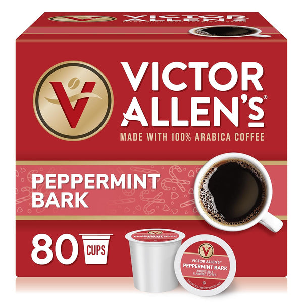 Victor Allen's Hazelnut Flavored Single Serve Coffee Pods for Keurig K-Cup Brewers, 80 Count, Medium Roast