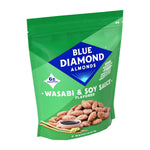 Blue Diamond Wasabi and Soy Sauce Flavored Almonds, 25 Oz Bulk Bag, Pantry Staple, GMO-Free, Kosher Certified