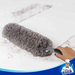 MR.SIGA Lint Free Microfiber Duster, Washable Duster for Household Cleaning Gray