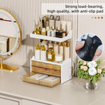 3-Tier Bathroom Counter Organizer with Drawers for Makeup and Storage