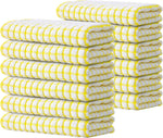 Kitinjoy Cotton 8 Pack Terry Kitchen Dish Cloths, 12 x 12 Inches Super Soft and Absorbent Dish Rags, Quick Drying Dish Towels for Washing Dishes, Mixed Color