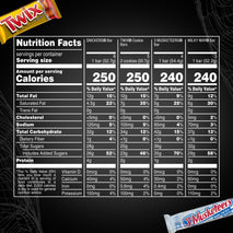 snickers, twix, milky way & 3 musketeers individually wrapped full-size milk chocolate candy bars bulk assortment 33.31 oz 18 bars