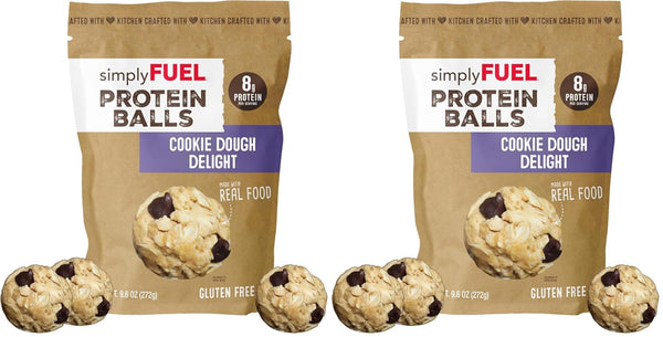 simplyFUEL Whole-Food Protein Balls, 8g Protein, Gluten-Free, 9.6 oz