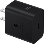 SAMSUNG 45W Wall Charger Power Adapter with Cable Included, Super Fast Charging for Galaxy Phones, Tablets and USB Type C Devices, Low Standby Power Consumption, EP-T4511XBEGUS, Black