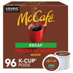 McCafe Premium Roast Decaf Coffee Single Serve Keurig K-Cup Pods 96 Count
