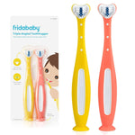 Frida Baby triple-angle toothhugger training toddler toothbrush blue 2 years and up for kids