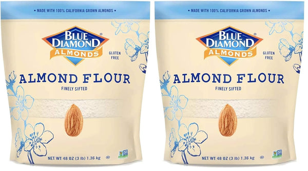 blue diamond almond flour gluten free blanched finely sifted baking keto paleo 48 oz