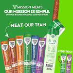 Organic Beef Sticks - Grass Fed, Zero Sugar, Non-GMO, Individually Wrapped Meat Snacks