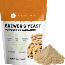 kates naturals brewers yeast powder 12oz lactation support nursing moms gluten free non gmo
