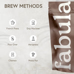 USDA Organic Fabula Low Acid Ground Coffee Medium Roast 12 oz No Molds Mycotoxins Free Single Origin
