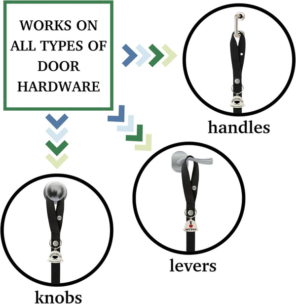 Caldwell's Pet Supply Co. Dog Potty Bells for All Breed Puppies and Adult Dogs, Adjustable Door Handle Strap