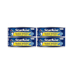 StarKist solid white albacore tuna in water, 5 oz can, pack of 4, non-gmo, dolphin-safe, 4-pack