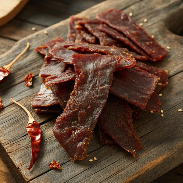 Jack Link's Teriyaki Beef Jerky Half Pounder 8 oz Large Jerky Bag Real Meat Protein Snacks