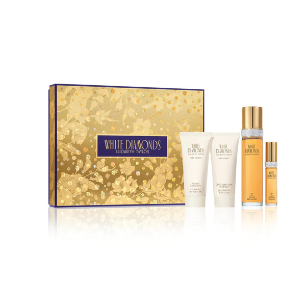 elizabeth taylor white diamonds women's eau de toilette fragrance, 3.3 fl oz long-lasting floral edp spray
