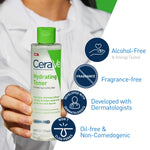 ceraVe Hydrating Toner for Sensitive Dry Skin, 6.8 Fl Oz, Fragrance-Free, Non-Comedogenic