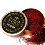 Golden Saffron, Finest Pure Premium All Red Saffron Threads Grade A+ Super Negin, Non-GMO Verified 2.0 Grams