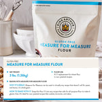 King Arthur Measure for Measure Gluten-Free Flour, 3 lbs, All-Purpose, Non-GMO, Kosher Certified for Baking Cookies, Cakes, Muffins