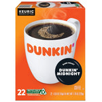 Dunkin' Single-Serve Coffee K-Cup Dark Roast Carton of 4 Boxes of 22