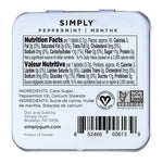 Simply Mints Natural Peppermint Breath Mints, 6 pack with 180 pieces, made with real peppermint oil and no artificial ingredients