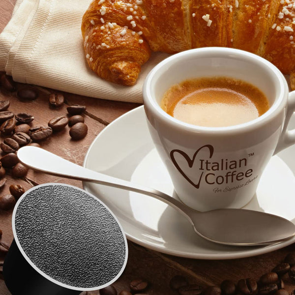 Italian Coffee pods for Nespresso Original machines, 100 Ristretto regular pods