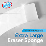 Premium Melamine Sponge Scrubber Pads - Extra Large, Thick & Long Lasting for Bathtub, Floor, Baseboard, Bathroom & Wall Cleaning