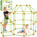 OleFun 180 Pack Fort Building Kits for Kids 4, 5, 6, 7, 8+ Year Old Boys & Girls, Creative STEM Building Toys for DIY Castles, Tunnels, Play Tent, Ideal Gifts for Aged 5-8