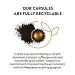 Nespresso Capsules Vertuo Double Espresso Scuro Dark Roast Coffee Pods 30-Count