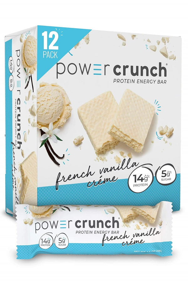 Power Crunch Protein Energy Wafer Bars, Red Velvet, 12 Count