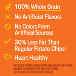 SunChips 100% Whole Grain Chips Variety Pack, 40 1 oz Bags, No Artificial Flavors or Colors