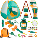 Meland Kids Camping Set with Tent - Toddler Toys for Boys 3-6 Years Old, Green